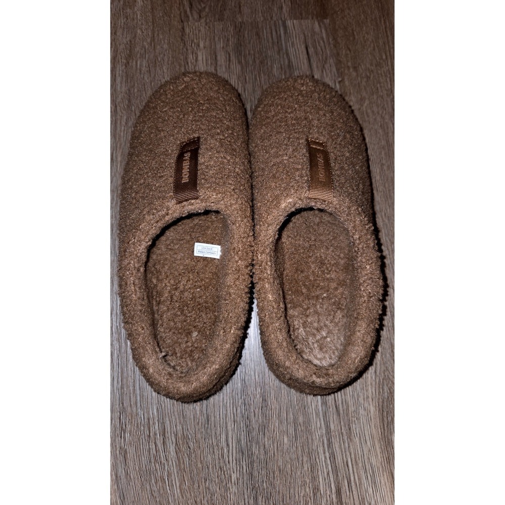Bombas size 6 unday Slippers Fleece Camel Brown Slip On - Picture 2 of 7